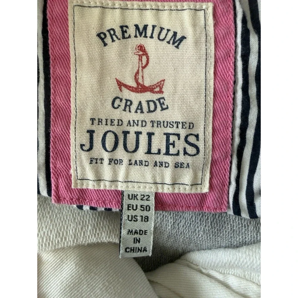 Joules Women's Large Nautical Coastal Sweatshirt Pullover Beach Activewear - Picture 11 of 13